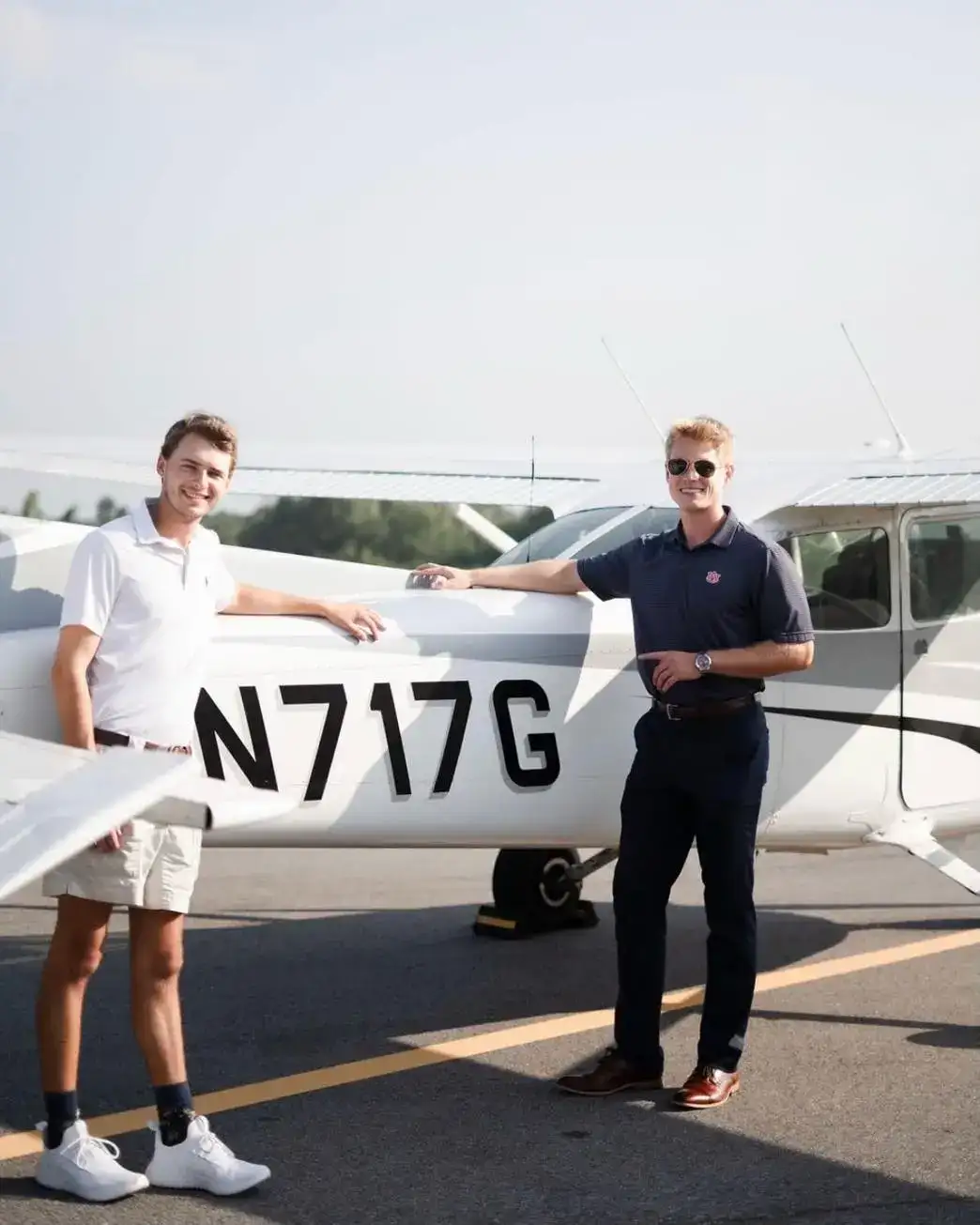 Flight instructor and student pilot at Blue Skies Above