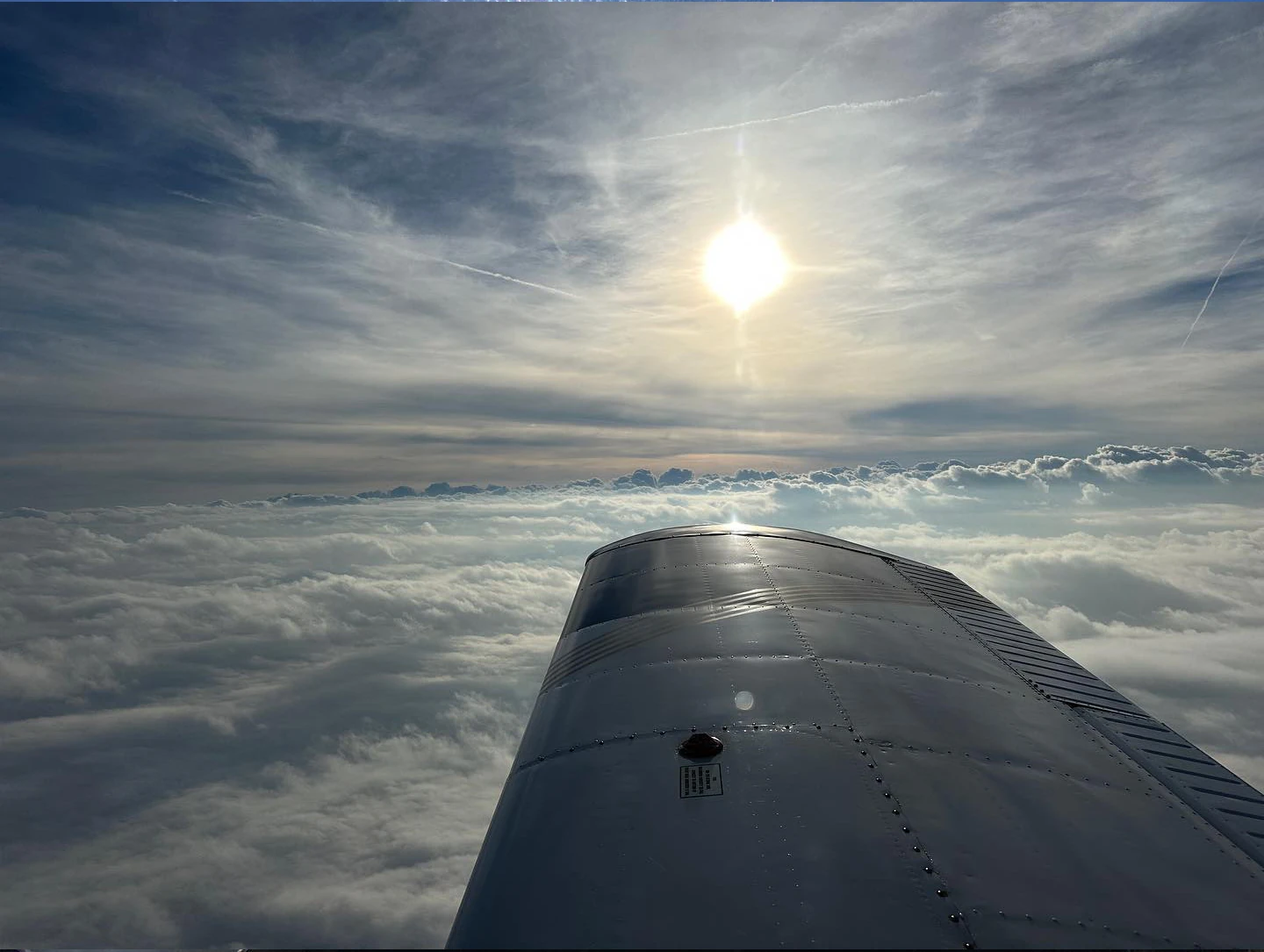 CFII flying IFR Blue Skies Above